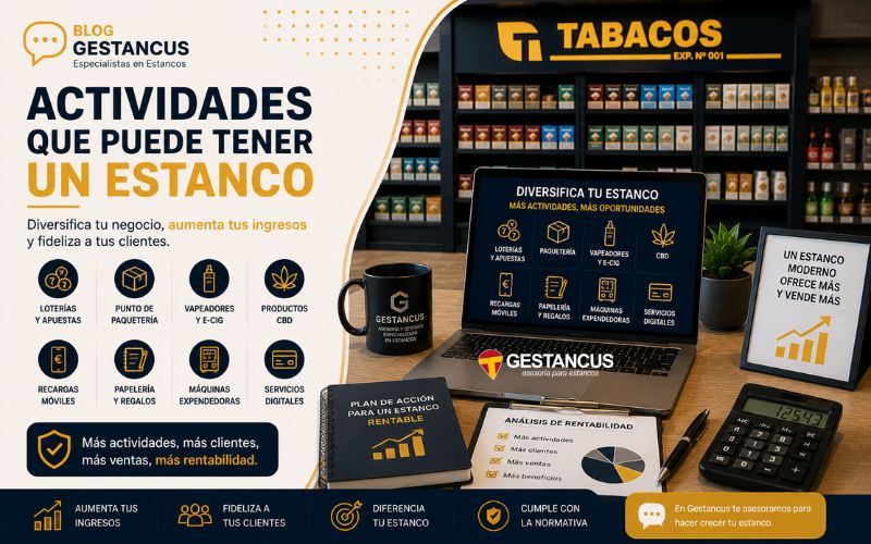 Actividades que puede tener un estanco: cómo diversificar ingresos y aumentar la rentabilidad
