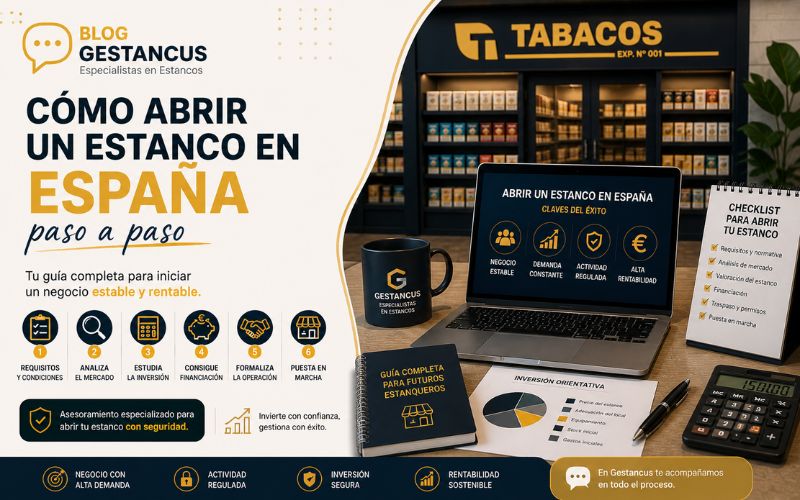 Cómo abrir un estanco en España paso a paso