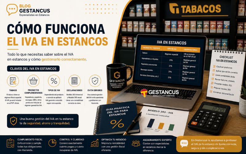 Cómo funciona el IVA en estancos