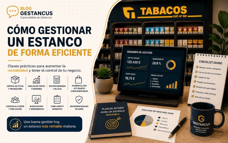Cómo gestionar un estanco de forma eficiente