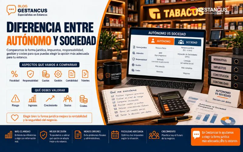 estanco autónomo o SL
