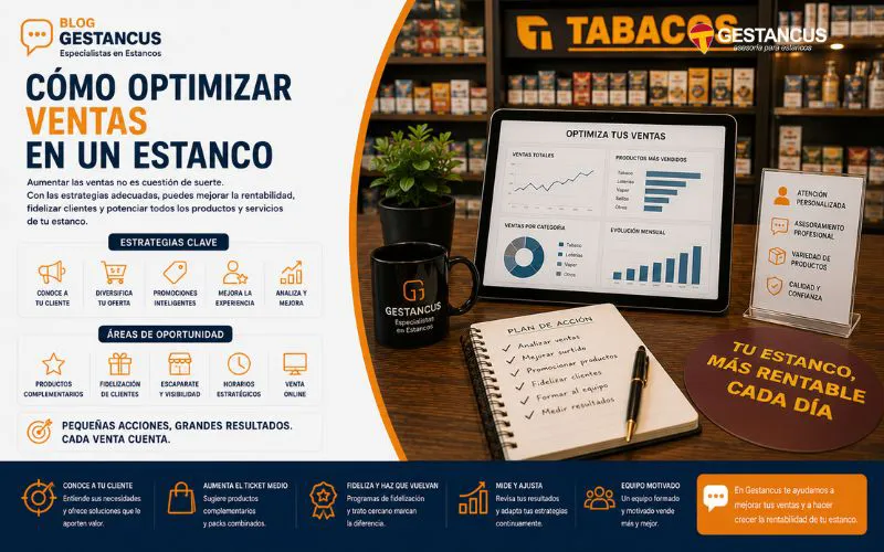 Cómo optimizar ventas en un estanco