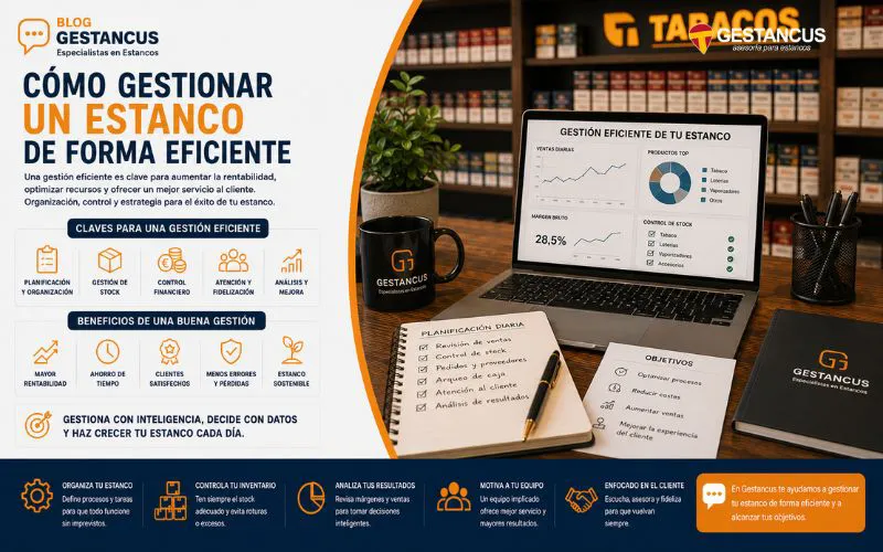 Cómo gestionar un estanco de forma eficiente