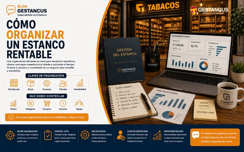 Cómo organizar un estanco rentable
