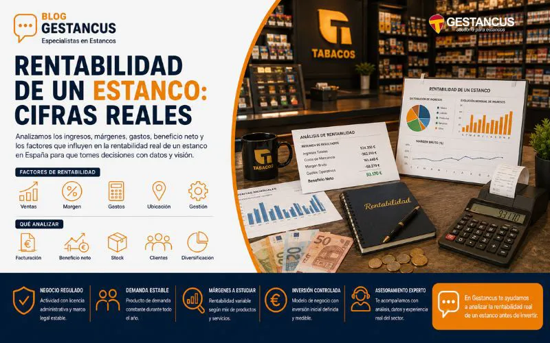 Rentabilidad de un estanco: cifras reales