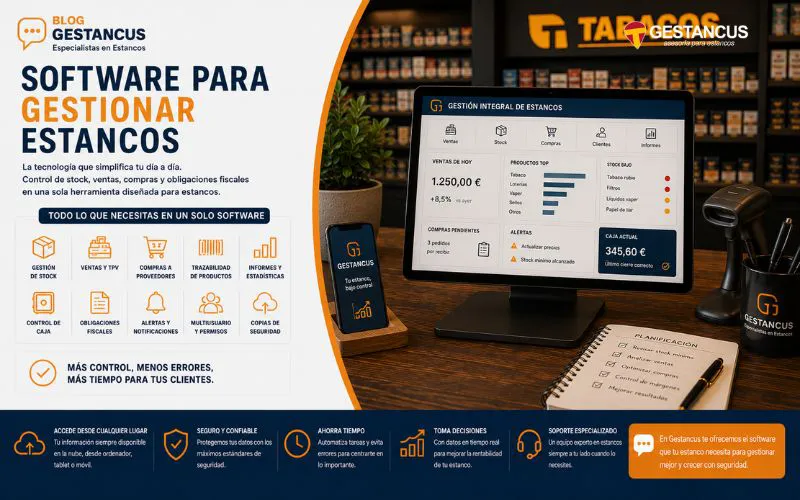 Software para gestionar estancos