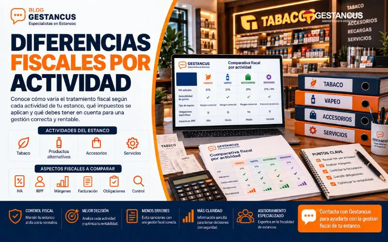 actividades estanco impuestos