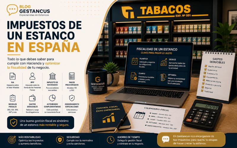 Impuestos de un estanco en España: qué debe pagar un estanquero y cómo optimizar su fiscalidad