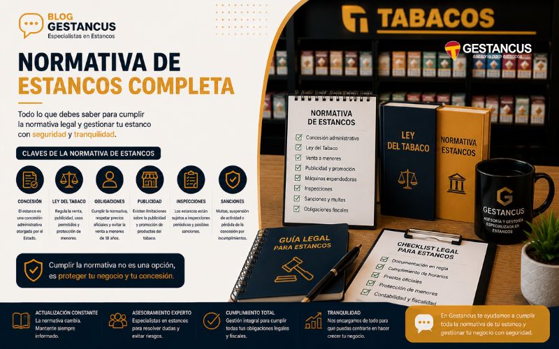 Normativa de estancos completa en España
