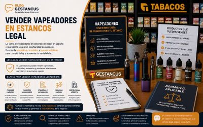 Vender vapeadores en estancos legal