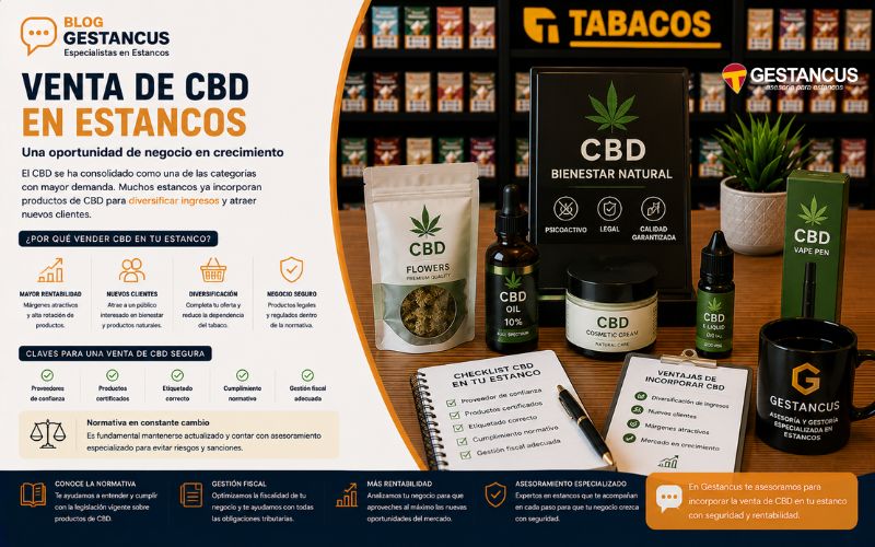 Venta de CBD en estancos